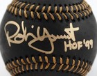 Robin Yount Autographed Rawlings Oml Black Baseball W  Hof 99-beckett W Hologram