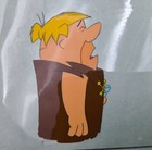 Hanna-barbera The Flintstones Original Production Animation Cel Barney Rubble
