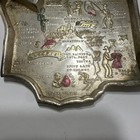 Vintage Metal Washington Souvenir State Tray Made In Japan               38 