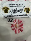 Mexican Embroidered Huipil Blouse White Floral Boho Peasant Top Xs S Handmade