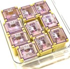 10 Pack  60 Amp Yellow Automotive Low Profile Mini J Case Fuses