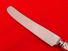 Set Of 5 Antique Gorham Sterling Silver King George Large Dinner Knives Vz-10