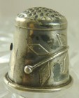 Vintage Thimble Taxco Mexico Sterling Silver