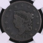 1817 Ngc Vg8 Bn Coronet Head Cent