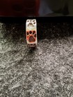 Vintage Sterling Silver Pawprint Size 6 Ring Unisex Dog Lover