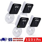 Lots Wireless Wifi Security Camera System 1080p Indoor Night Vision Smart Cam