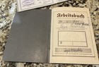 Ww2 German Arbeitsbuch Work Record   School Report Card From Riesa Germany