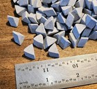 Raytech Ceramic Polishing Media     1 4  X 5 16  Triangle 5lbs New     usa
