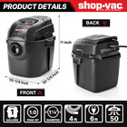 Shop-vac 2021005 1 Gallon Micro Wet dry Vacuum  1 0 Peak Hp