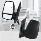 Left Driver Side Door Mirror Compatible With 2015-2025 Ford Transit 150 250 350
