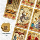 Gold Foil Tarot Cards Deck With Guide Book - Durable  Waterproof  78 Cards