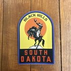 Sticker Black Hills South Dakota Rodeo Poster Bucking Horse Cowboy Sticker