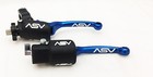 Asv F3 Front Brake Clutch Perch Levers Dust Covers Blue Yamaha Raptor 700 2007 