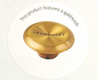 Le Creuset Enamel Steel 1 7 Qt Classic Whistling Kettle   Agave  gold Knob - New