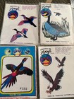 Vintage Needle Magic Iron On Transfer Pattern Lot Of 11 Birds Eagles Ducks Owl