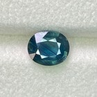 2 08ct Greenish Blue Sapphire Oval 9 26  7 82mm Gfco Certified  Madagascar
