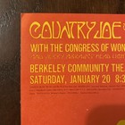 Rare Country Joe   The Fish 1967 Berkeley Concert Handbill Tom Weller Art Mint