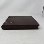 The Bombay Company Wood Memory Keepsake Vintage Box Brass Plate Hinges  1994