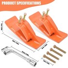 Tractor Bucket Protector Snow Plow Easy Installation Ski Edge