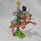 Vintage Britains Deetail Mounted Knights  set Of 3      1970s Made In England