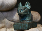 Authentic Ancient Egyptian Antique Rare Goddess Bastet Statue Figurine Bc