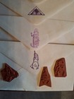 Palmer Cox Rubber Stamps Mounted On Sticky Foam And Clear Acrylic Blocks