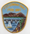 Patch Lake Havasu  mohave County  Az C1990 Fire Department Retired Rare 4x4 5 