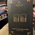 Gezellig Luxury Double Old Fashioned Cocktail Glasses Heavy Set Of 2 New 12 5 Oz
