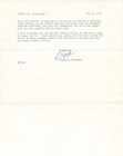 Robert L Parkinson   Typed Letter Signed