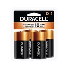 Duracell Coppertop Alkaline Battery Size D 4-pack  Exp 03 2034
