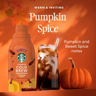 Starbucks Pumpkin Spice Cold Brew Coffee Concentrate  Cold Brew Concentrate Liqu