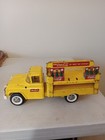 Vintage Buddy L Coca Cola Bottle Delivery Truck Metal Yellow 15  Vtg Steel 