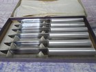 Set Of 6 Vintage Sanitary Cutlery Washburn Knife Co  Steak Knives -- 4 25  Blade