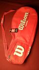 Wilson Tour Red Tennis Racket Bag  holds 5-6  Can Use For Racquetball pickleball