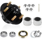 3500lb Trailer Axle Trailer Hub Kit 5 Bolt 4 5  5  4 5 Trailer Hub Fit 1-1
