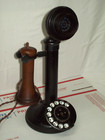 Early 1900 s Western Electric Antique Rotary-dial Candlestick Telephone   Lot  6