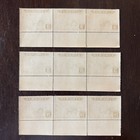 1945 Liberia Lot Of 3 Mint Mnh Strips Of Franklin D  Roosevelt Stamps With Tabs
