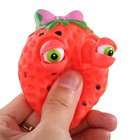 Strawberry Squishy Soft Stress Relief Squeeze Fruit - Gag Joke Novelty Child Toy