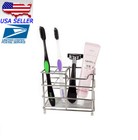 Stainless Steel Bathroom Toothbrush Toothpaste Pen Holder Penrack  Organizer