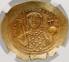 Michael Vii Ducas 1071ad Gold Jesus Christ Ancient Byzantine Coin Ngc I121433