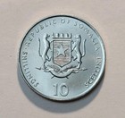 2000 Bu Somalia 10 Shillings Asian Astrology Commemorative Animal Coin-tiger 