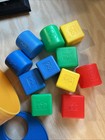 Vintage 1977 Fisher Price Baby s First Blocks Toddler Shape Sorter  414 Complete