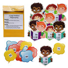 Educational Math Learning Center Activity Game 2 Digit Addition Regrouping