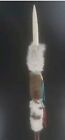   awesome  Vintage Native American  Spear  56 In Handmade  Quality   Very Nice  