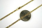 14k Solid Gold Cuban Link Chain Necklace Men Women 3mm 16  30 