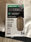 Everbilt 2  Brass Check Valve Rated To 200 Psi For Well   Sprinkler Pumps New