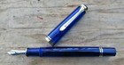 New Pelikan M600 Gunther Wagner Blue Demonstrator Fountain Pen  - Fine 14k Nib