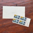 Sally Ride   Ride Estate Signed Coa   Her Owned First Man On Moon Stamp Block