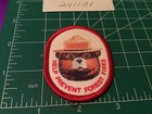 Vintage Smokey The Bear Help Prevent Forest Fires Printed Sew-on Patch 1980   s