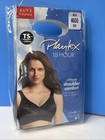 Playtex 18 Hour  4693 Wirefree Black 46dd Ultimate Shoulder Comfort Bra New